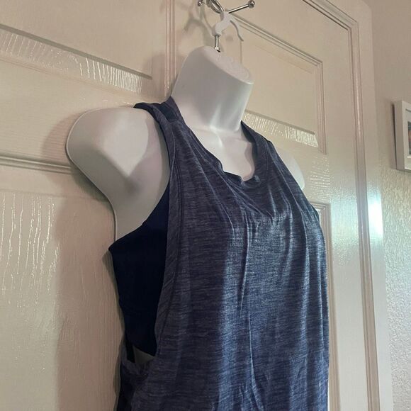 Lululemon Size 10 Work The Circuit Tank Top Navy Blue - Picture 3 of 6
